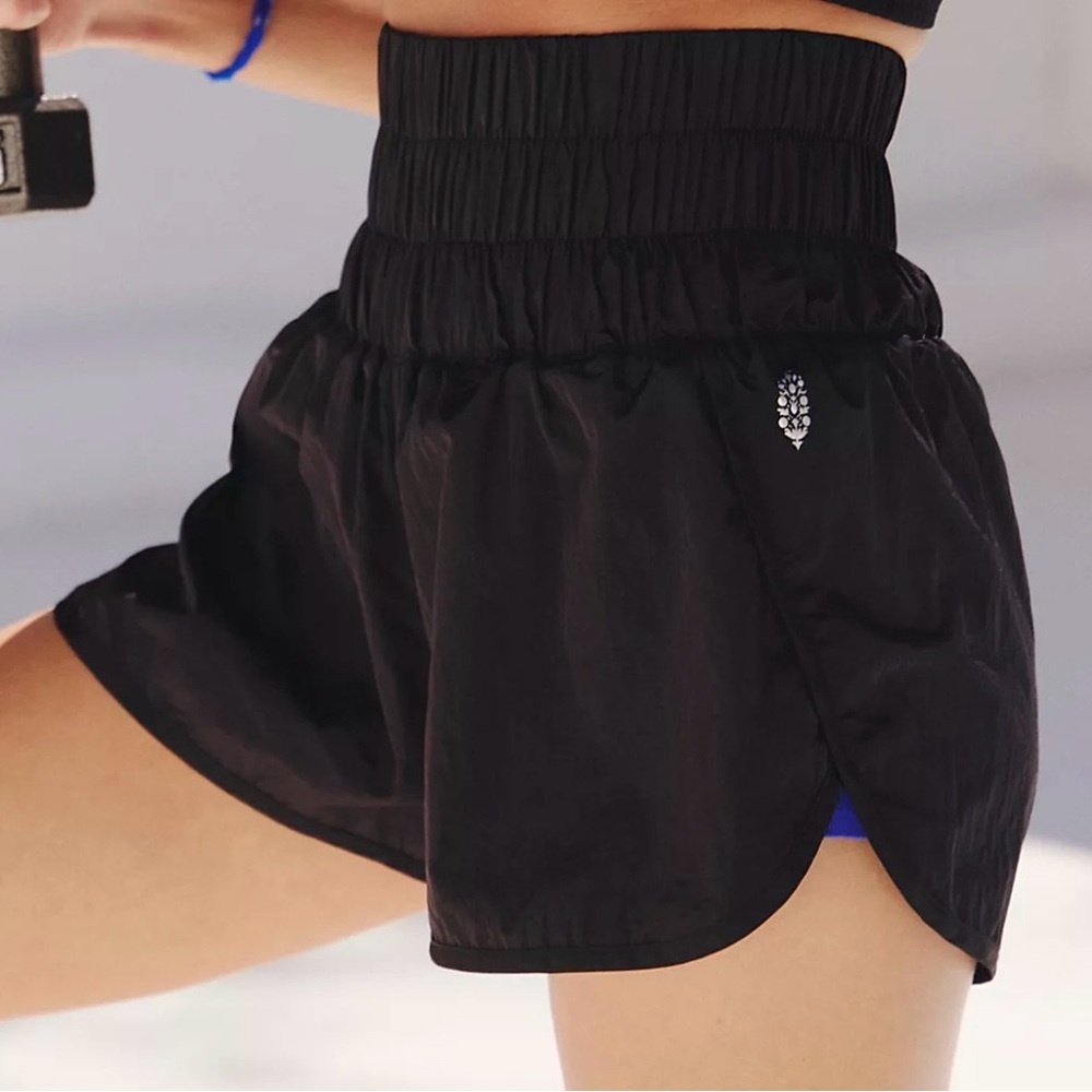 FP Movement The Way Home Run Shorts Black High-Waisted Shorts size L